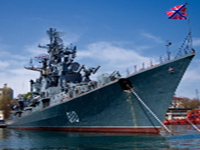 28 октября 2013 года   -  сторожевой корабль ЧФ «Сметливый» в порту Пирея